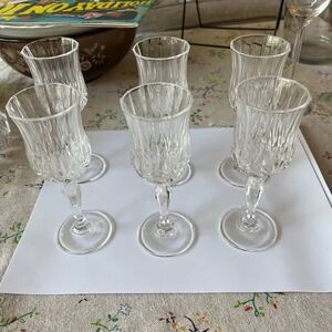 Cristal D’Arques Vintage Cordials (6) Crystal